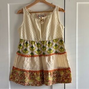 Scrapbook Originals Sleeveless Tiered Top, Size S